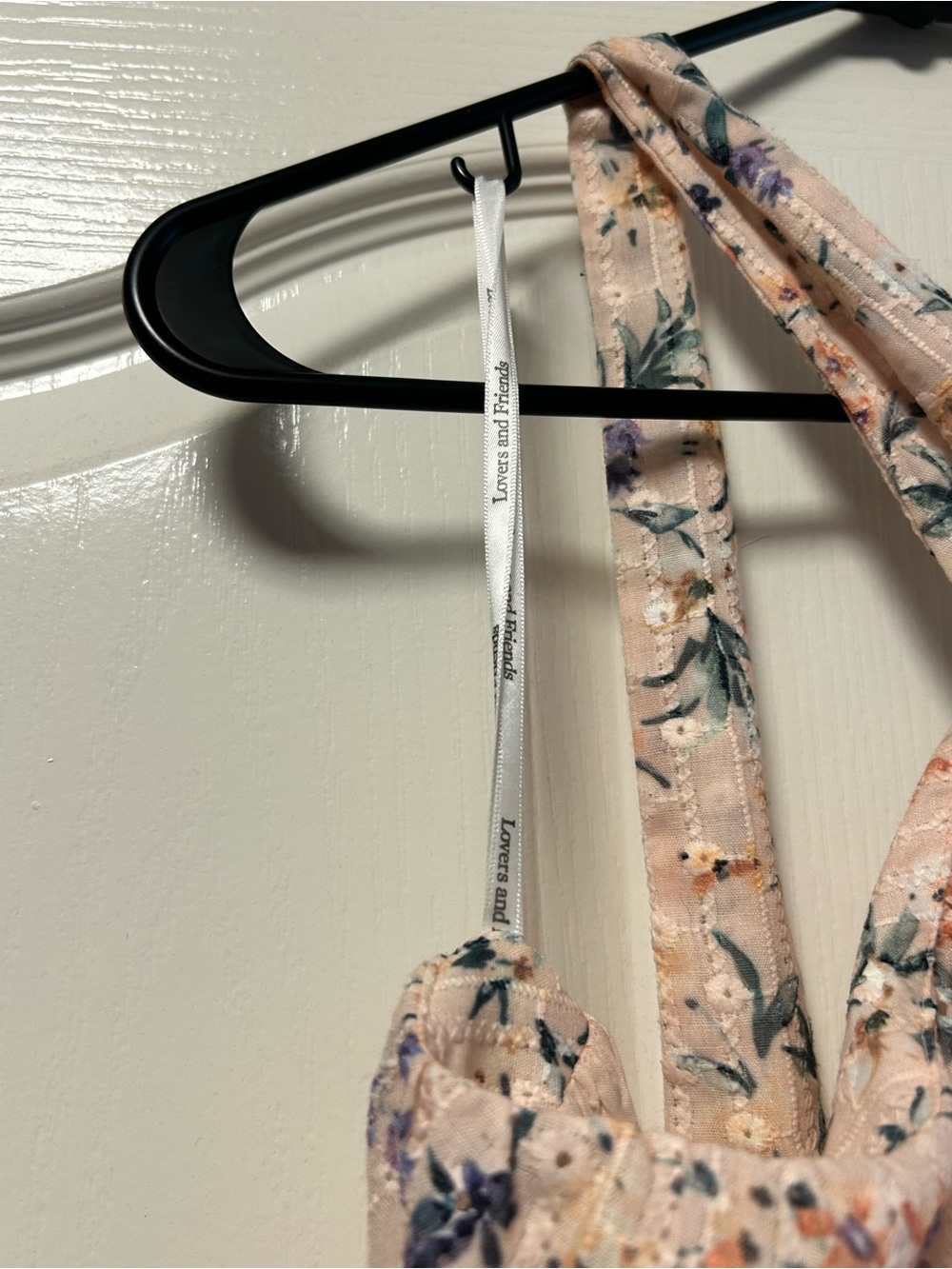 Lovers + Friends Pale Pink Floral Halter Mini Dress - Picture 5 of 6